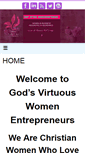 Mobile Screenshot of godsvirtuouswomenentrepreneurs.com